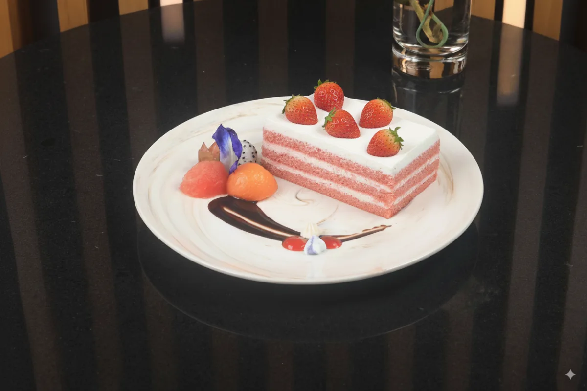 Strawberry Cream Cake