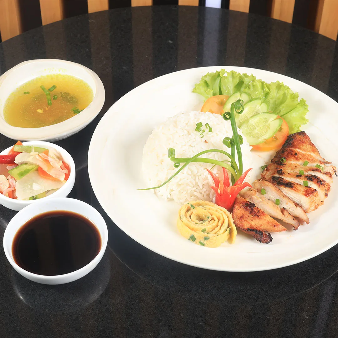 Khmer Chicken Jerky Rice