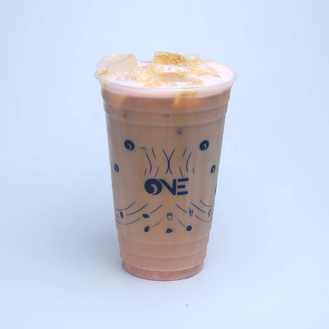 Strawberry Cold Foam Iced Coffee
